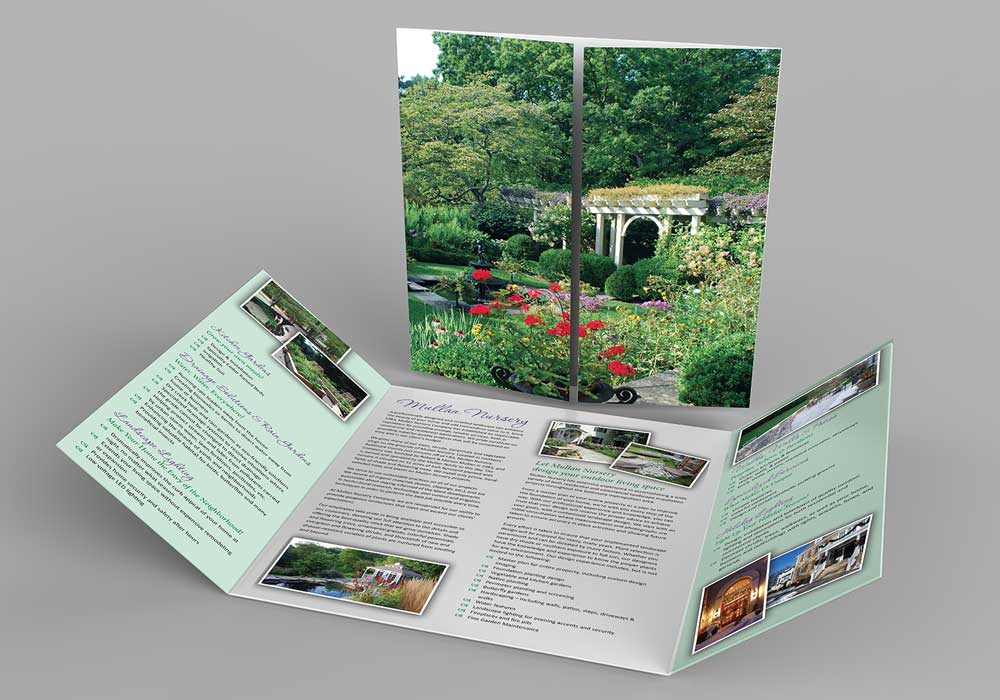 printed pamphlet design