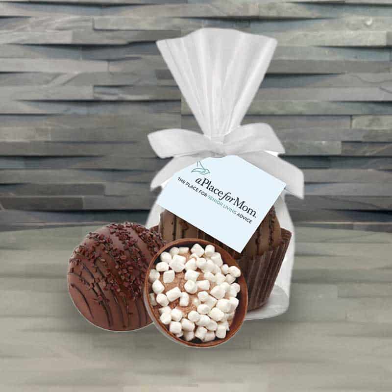 custom branded Hot Chocolate Bomb promotional product