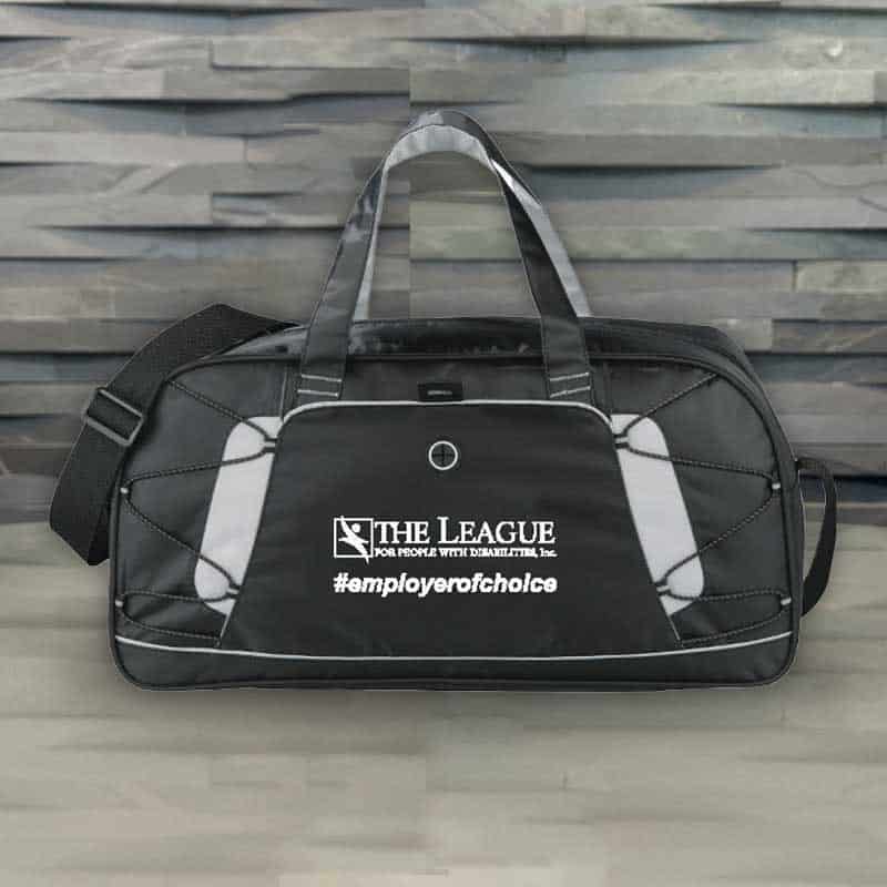 custom branded duffle bag promotional product
