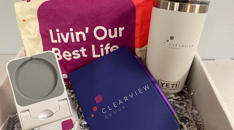 branded kit of promotional products