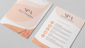 Pantone Color of the Year, Peach Fuzz, incorporated into marketing materials