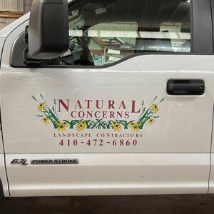vehicle wrap for landscaper truck 2020 Ford F 550