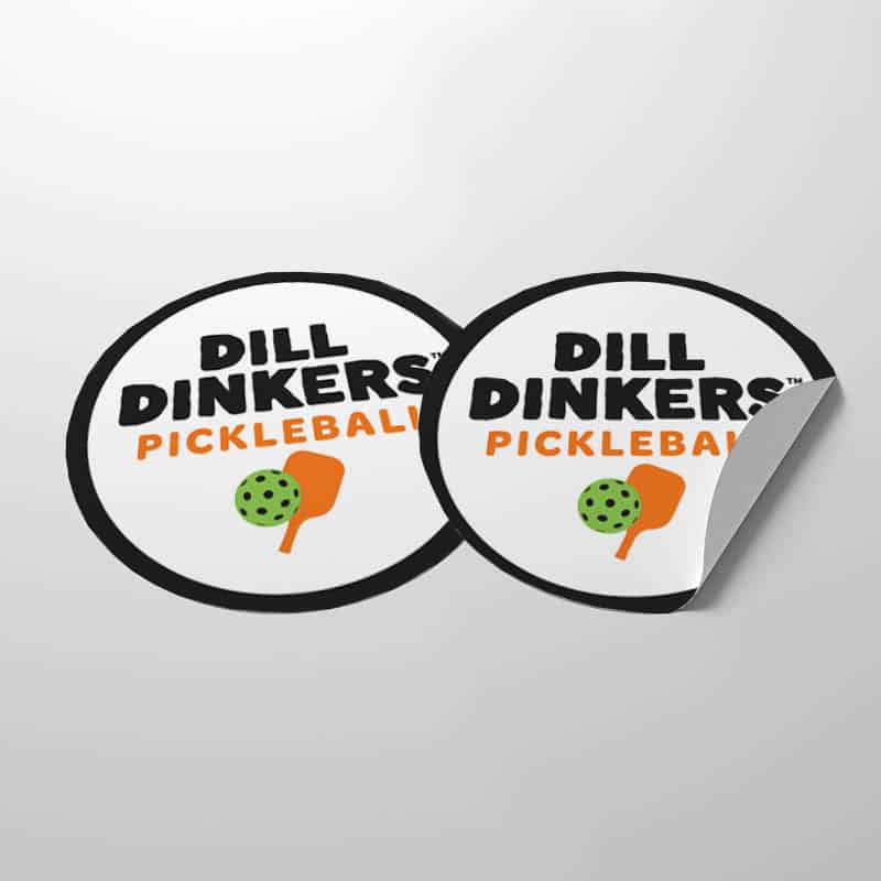 Dill Dinkers pickleball stickers