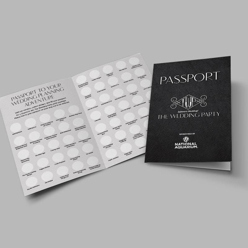 Baltimore Magazine's Wedding Party event passport