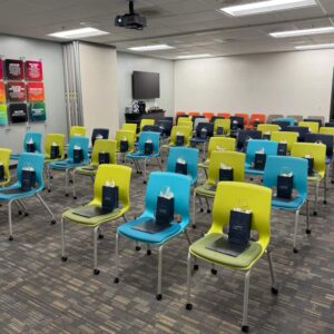 rows of seats at the SF University presentation on trade shows and events
