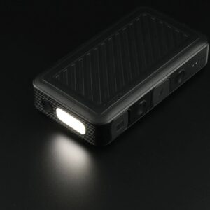 mophie® Powerstation Go Rugged Compact with 8100 mAh/29.9Wh rechargeable lithium battery and floodlight