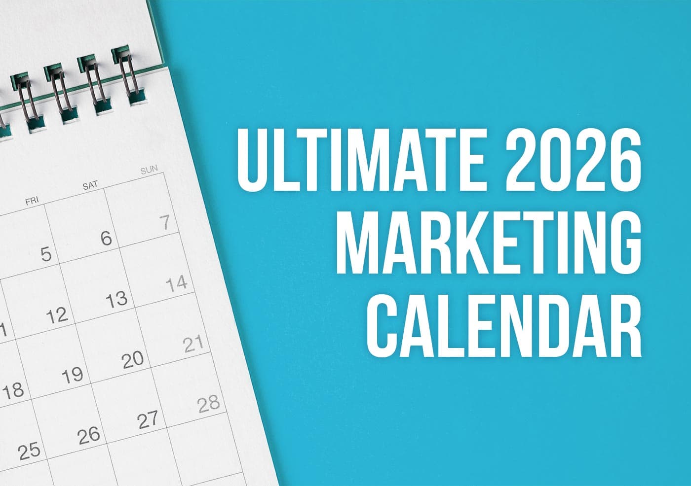 Ultimate 2026 Content Calendar by Industry