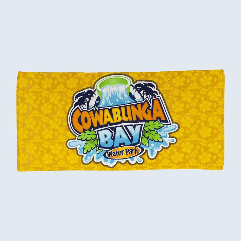 branded beach towel giveaway