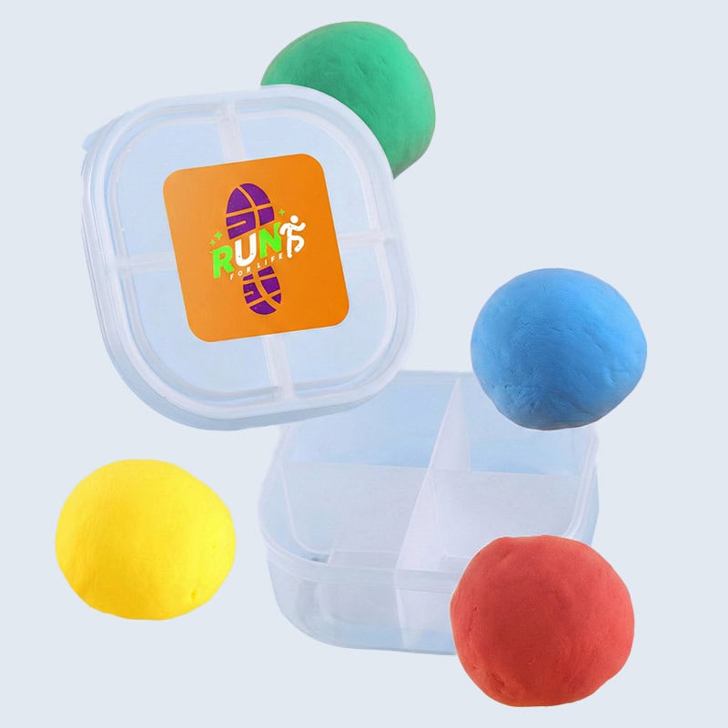 branded bouncing putty giveaway