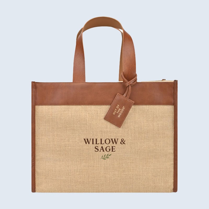 branded tote bag