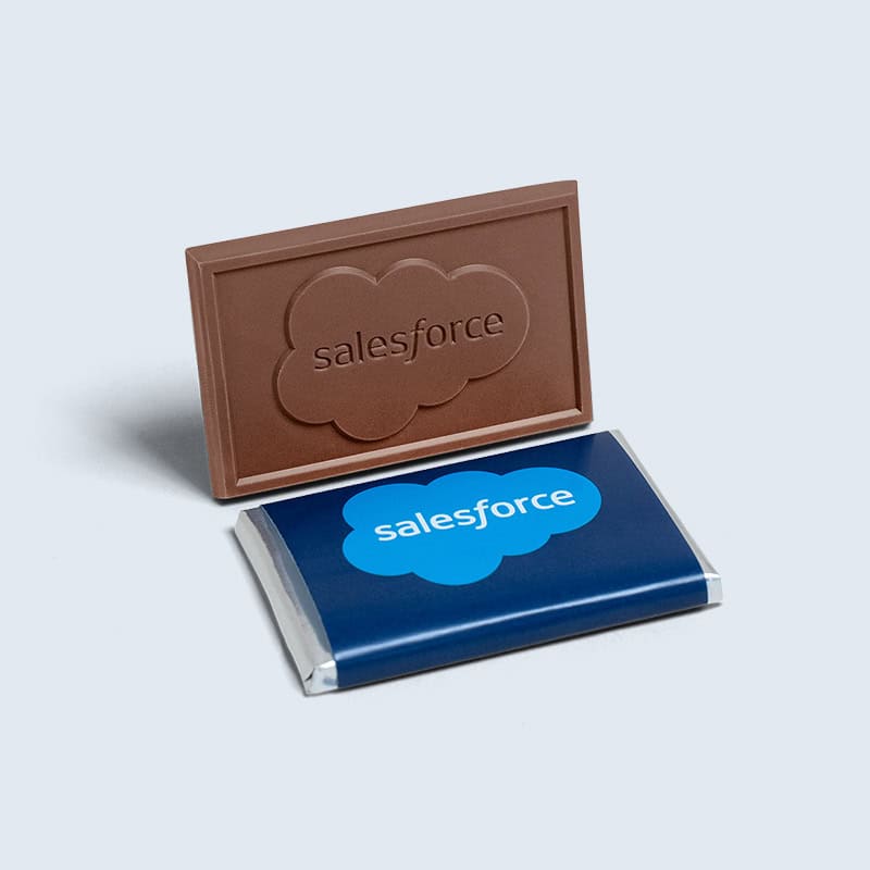 branded chocolate bar