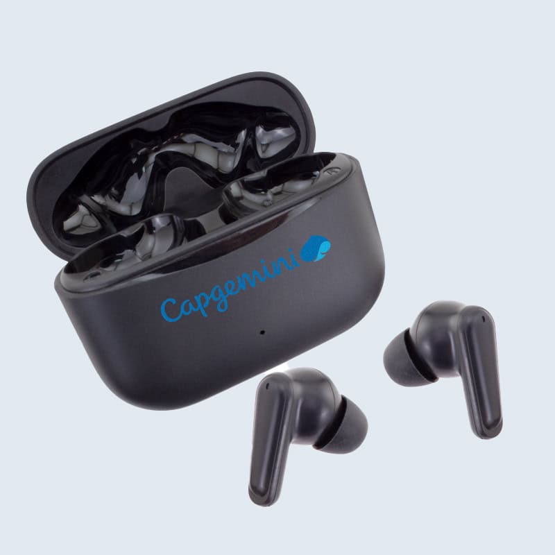 soundwave branded music earbuds