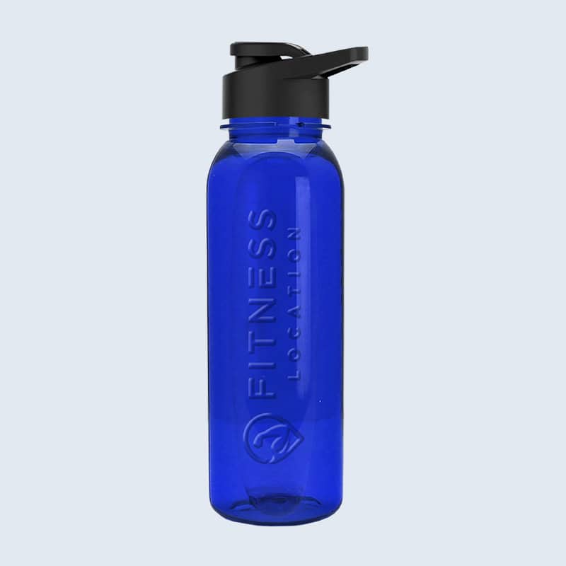 branded water bottle