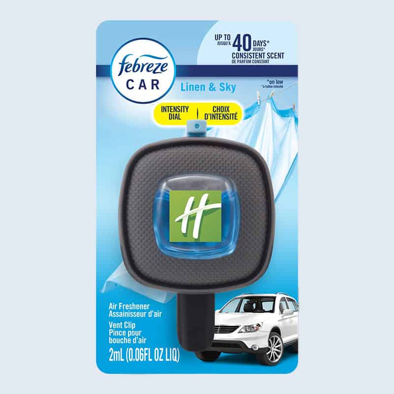 branded car air freshener