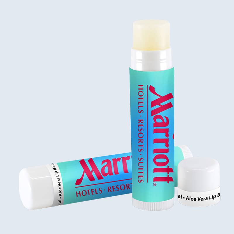 branded lip balm