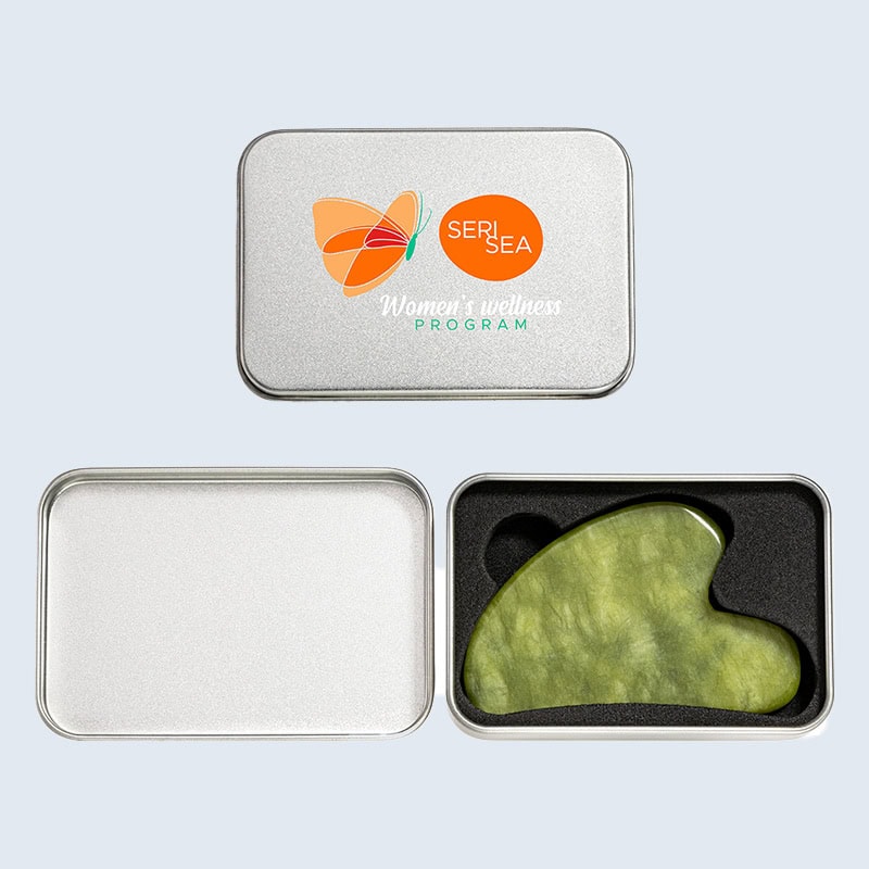 branded Gua Sha stone massager