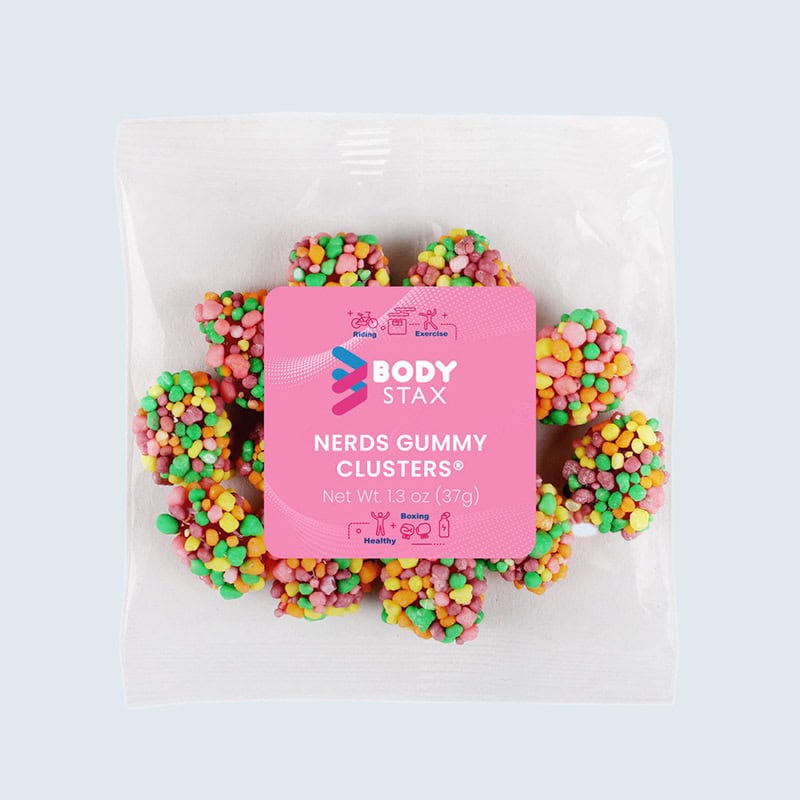 branded pack of Nerd Gummy Clusters candy