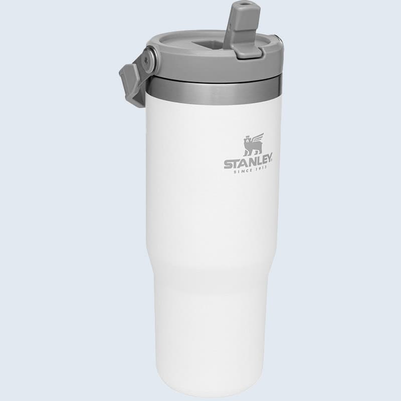 branded stanely drinkware bottle