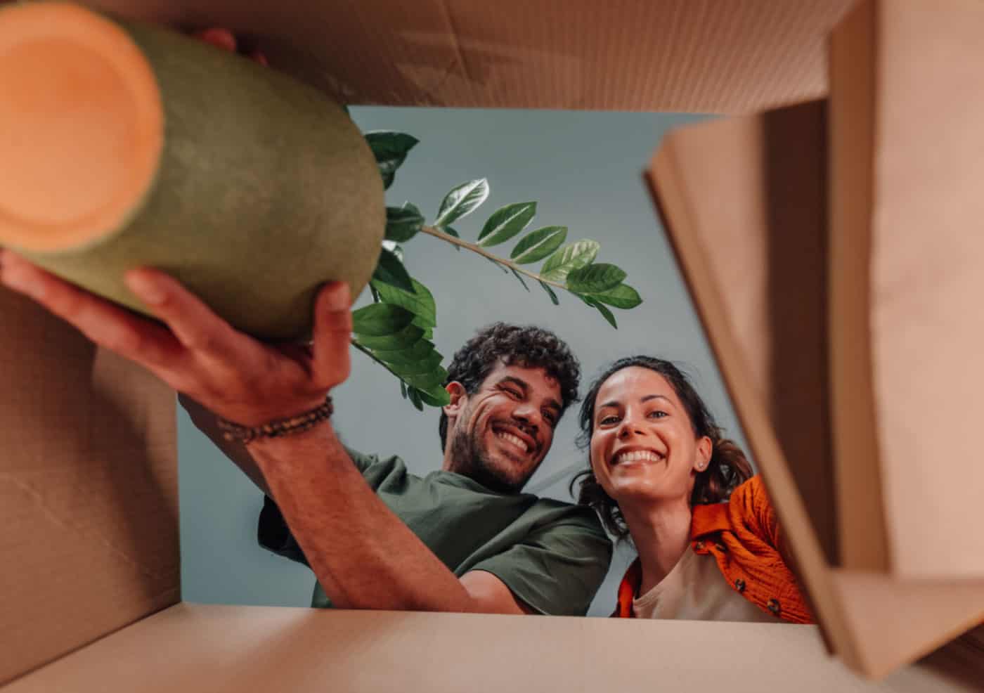 couple moving into new apartment