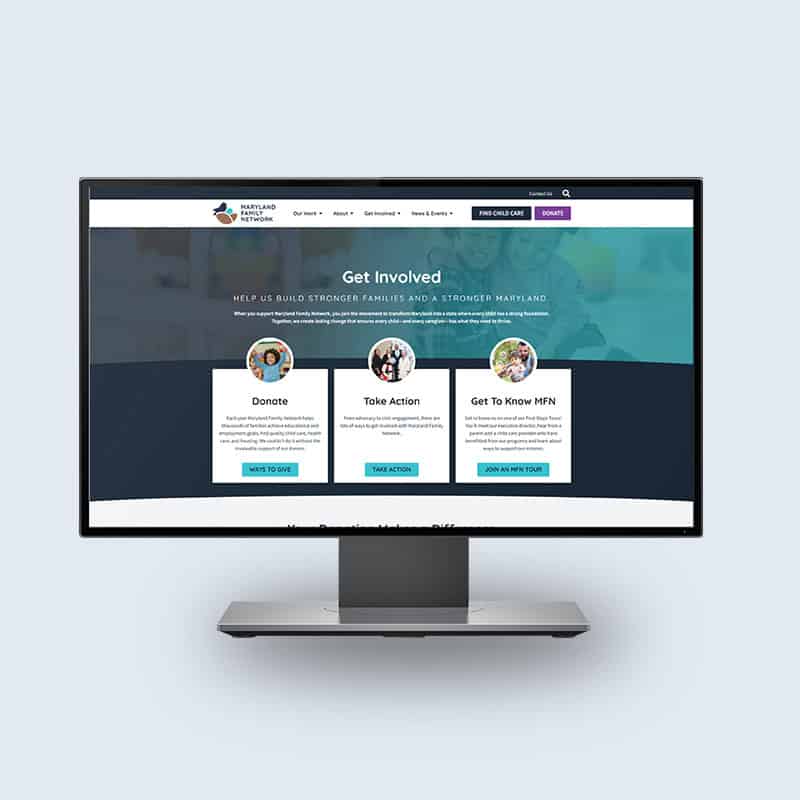 Maryland Family Network Website After