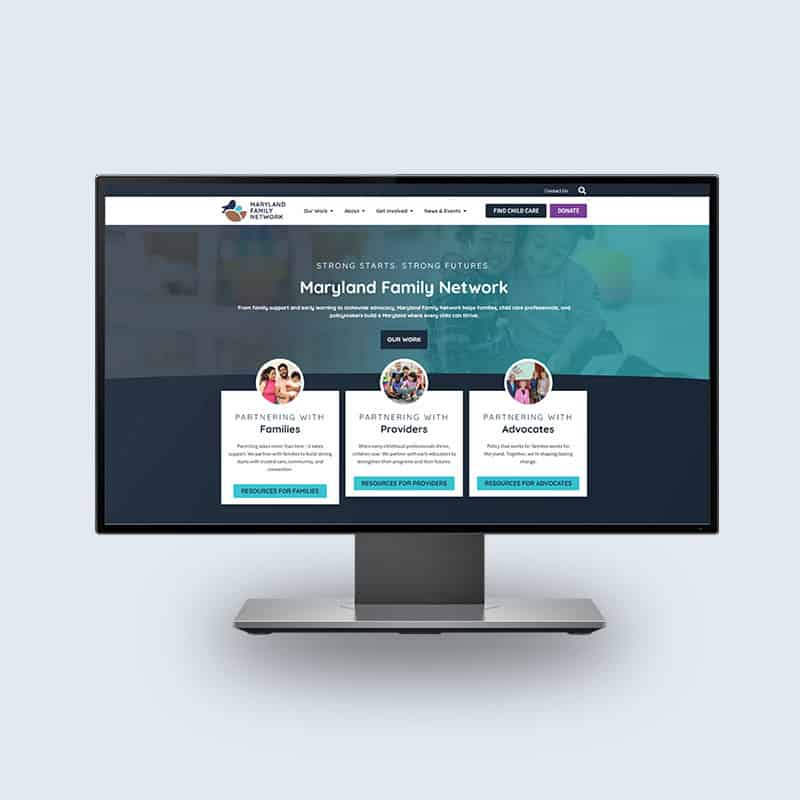 Maryland Family Network Website After