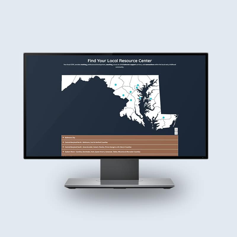 Maryland Family Network website redesign by Strategic Factory